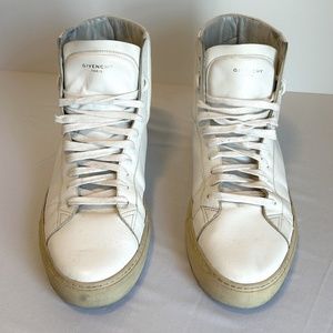 Men's Givenchy Hightop Sneakers (Size 44, White)